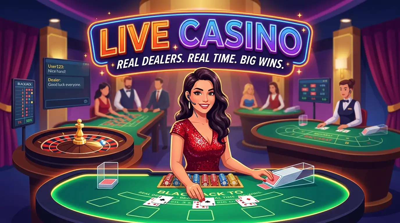 Spela live hos Jackpotjoy casino